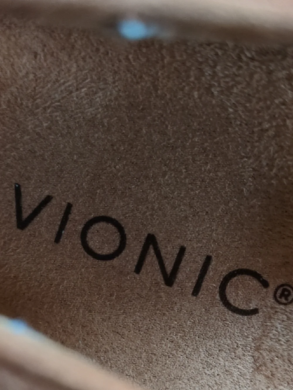 Vionic Ava Suede Wedge Loafer Brown Size 10 Wide - Picture 9 of 12